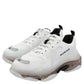 Original Balenciaga White Triple S Clear Sole Sneakers Size 42 (Never Used)