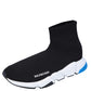 Original Balenciaga Black/White/Blue Knit Speed Sneakers Size EU 41 (Never Used)