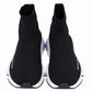 Original Balenciaga Black/White/Blue Knit Speed Sneakers Size EU 44 (Never Used)