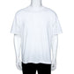 Original Balenciaga White Logo Print Cotton Oversized T-Shirt L