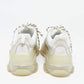 Original Balenciaga White Mesh and Leather Triple S Clear Low-Top Sneakers Size 41