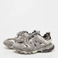 Original Balenciaga Grey/White Mesh and Rubber Track Low Top Sneakers Size 39