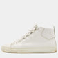 Original Balenciaga White Leather Arena High Top Sneakers Size 41