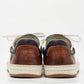 Original Berluti White/Brown Leather Low Top Sneakers Size 41