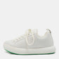 Original Bottega Veneta White Leather Lace Up Sneakers Size 41