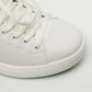 Original Bottega Veneta White Leather Lace Up Sneakers Size 41