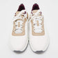 Original Brunello Cucinelli White Fabric And Leather Trimmed Sneakers Size 44 (Never Used)