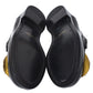 Original Burberry Black/Yellow Leather Bedmoore Fringe Detail Penny Loafers Size 44 (Never Used)