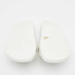 Original Burberry White Rubber Kingdom Motif Pool Slides Size 38