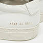 Original  Common Projects White Leather Achilles Low Top Sneakers Size 44