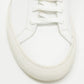 Original  Common Projects White Leather Achilles Low Top Sneakers Size 44