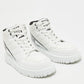 Original Dior White Nylon and Patent Leather D-Player Sneakers Size 39.5