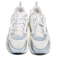 Original  Dior White/Grey Leather And Mesh Trainers Sneakers Size 45