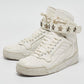 Original Givenchy White Leather Tyson High Top Sneakers Size 44