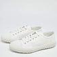 Original  Prada White Leather And Canvas Lace Up sneakers Size 44.5 (Never Used)