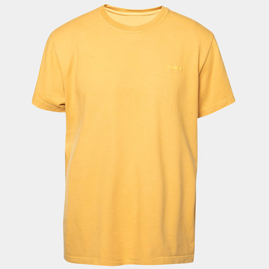 Original Vetements Yellow Cotton Inside-Out Oversized T-Shirt L