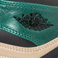 Original Air Jordan 1 x Nike Tricolor Leather Retro Celtics High Top Sneakers Size 38.5  (Never Used)