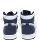 Original Air Jordan Blue/White Suede And Leather 1 Retro COJP High Top Sneakers Size 39 (Never Used)