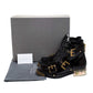 Original Alexander McQueen Black Patent Leather Buckle Detail Rose Heel Ankle Boots Size 40 (Never Used)