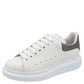 Original Alexander McQueen White/Grey Leather Oversized Sneakers Size EU 37 (Never Used)