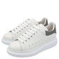 Original Alexander McQueen White/Grey Leather Oversized Sneakers Size EU 37 (Never Used)