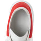 Original Alexander McQueen White/Red Leather and Suede Oversized Sneakers Size 38.5 (Never Used)