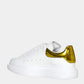 Original Alexander Mcqueen White/ Metallic Yellow Oversized Sneaker Size EU 38.5 (Never Used)