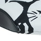 Original Alexander McQueen Black/White Satin Naive Pagan-Print Small De Manta Clutch