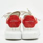 Original Alexander McQueen White Leather Oversized Sneakers Size 38