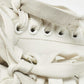 Original Alexander McQueen White Leather Oversized Sneakers Size 38