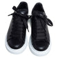 Original Alexander McQueen Black/White Leather Oversized Sneakers Size 35