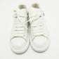 Original Alexander McQueen White Leather Oversized Sneakers Size 35