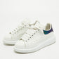 Original Alexander McQueen White Leather Oversized Sneakers Size 35