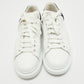 Original Alexander McQueen White Leather Larry Low Top Sneakers Size 40