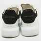 Original Alexander McQueen White Leather Larry Low Top Sneakers Size 40