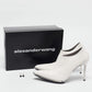 Original Alexander Wang White Leather Cara Booties Size 39.5 (Never Used)