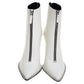 Original Alexander Wang  Off White Leather Ankle Boots Size 41