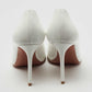 Original Amina Muaddi White Patent Leather Rosie Pumps Size 36 (Never Used)