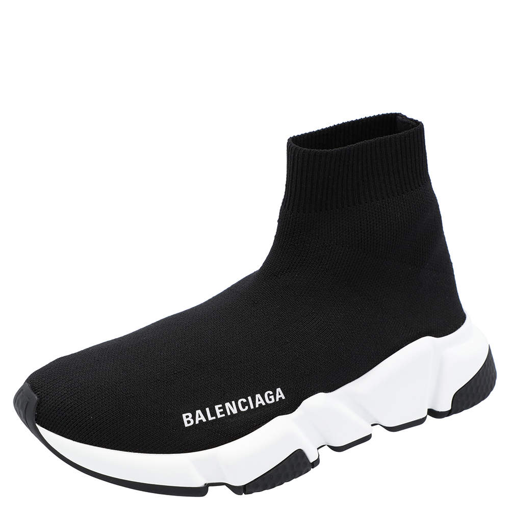 Original Balenciaga Black/White Speed Sneakers Size EU 38 (Never Used)