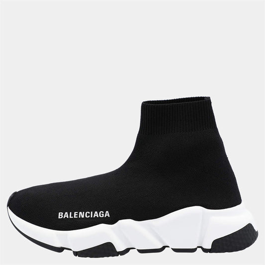 Original Balenciaga Black/White Speed Recycled Sneakers Size EU 39 (Never Used)