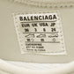 Original Balenciaga White Fabric and Rubber Track Thong Sandals Size 36