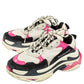 Original Balenciaga Tri-Color Suede, Mesh and Leather Triple S Sneakers Size 36