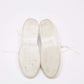 Original Balenciaga White Leather Arena Lace Up  Sneakers Size 36