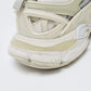 Original Balenciaga White/Grey Leather and Mesh Track Sneakers Size 37