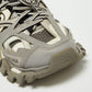 Original Balenciaga Grey/White Mesh and Leather Track Sneakers Size 36