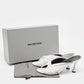 Original Balenciaga White Leather Knot Open Toe Slide Sandals Size 40.5