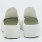 Original Bottega Veneta White Rubber Mule Sandals Size 43