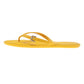 Original Burberry Yellow Wallford Rubber Flip Flops Size 38