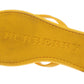 Original Burberry Yellow Wallford Rubber Flip Flops Size 38