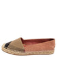 Original Burberry Tri-Color House Check Canvas and Suede Flat Espadrilles Size 36